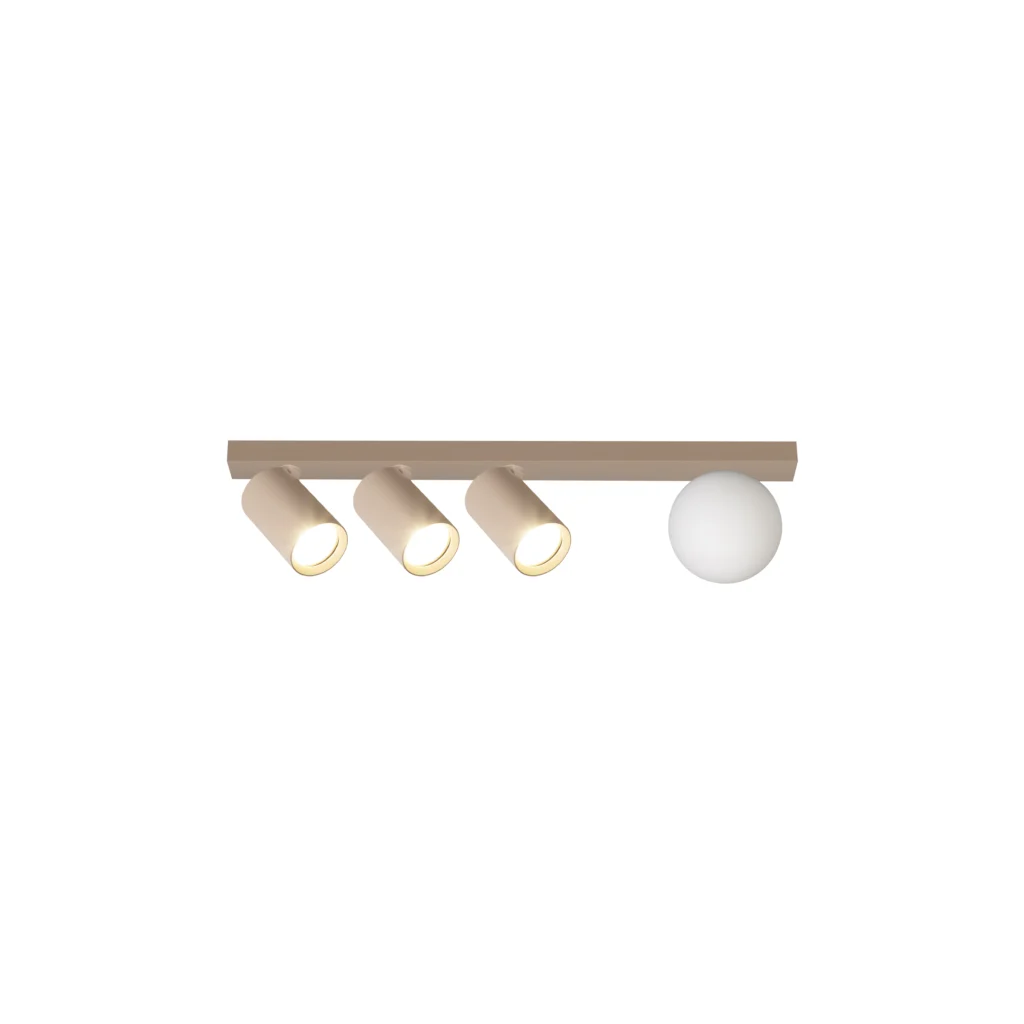 ZEAL 3 GU10 1 G9 Ceiling Spot Light BEI