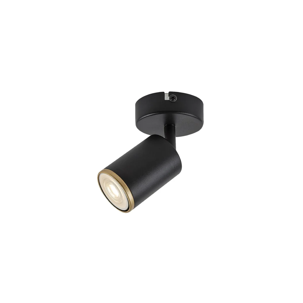 ROVE 1 GU10 Ceiling Spot Light BK