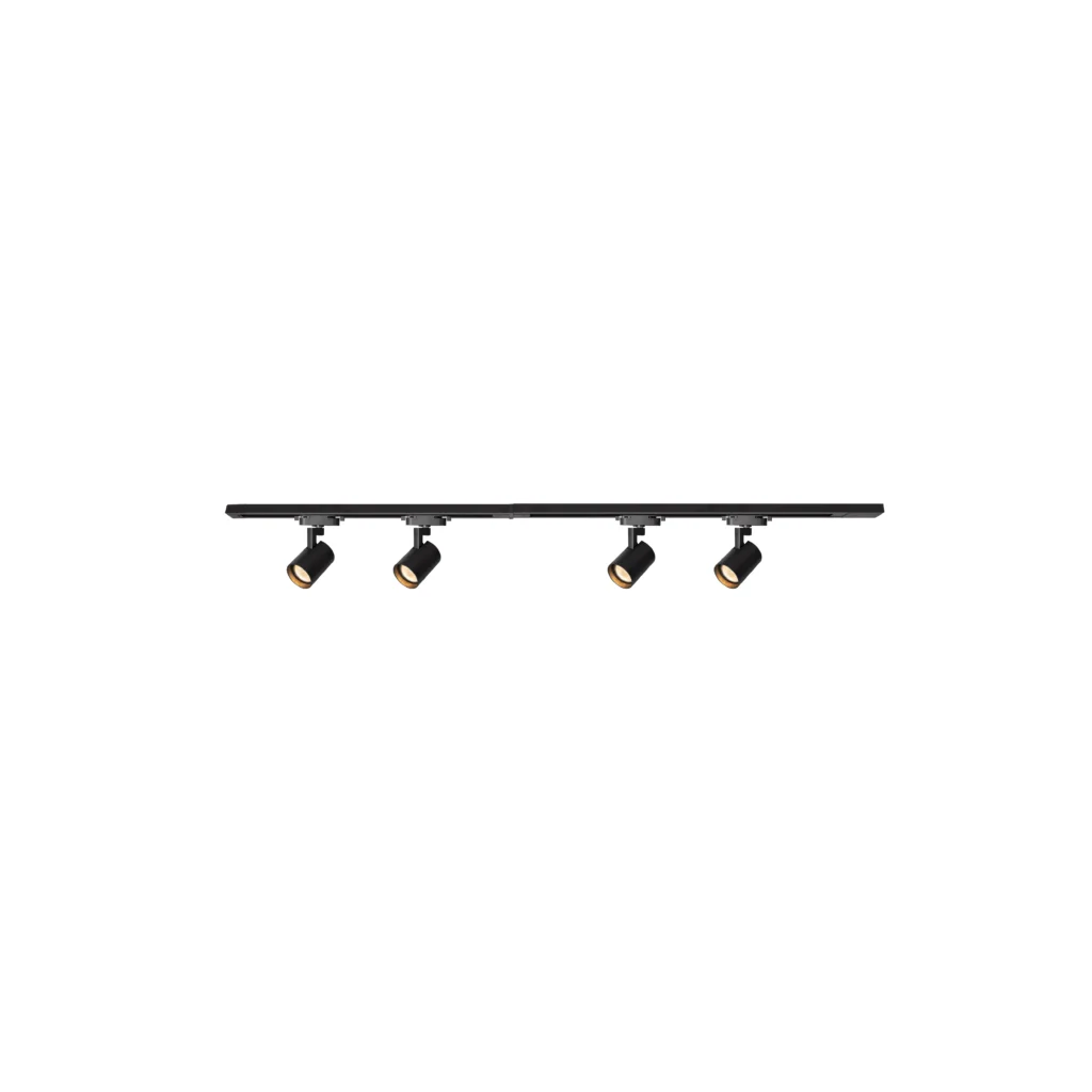 BERYL 4 GU10 track spot system BK