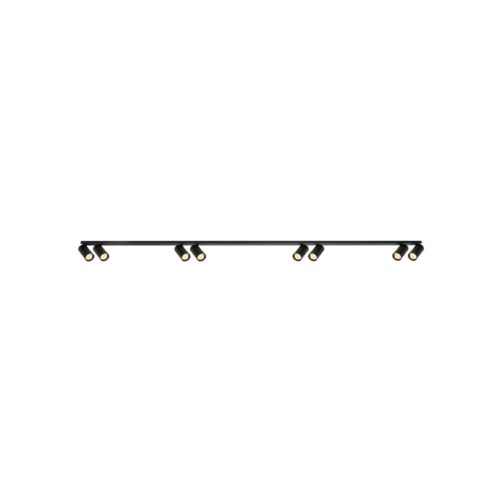 FABLE 4+4 2F Ceiling Spot light BK