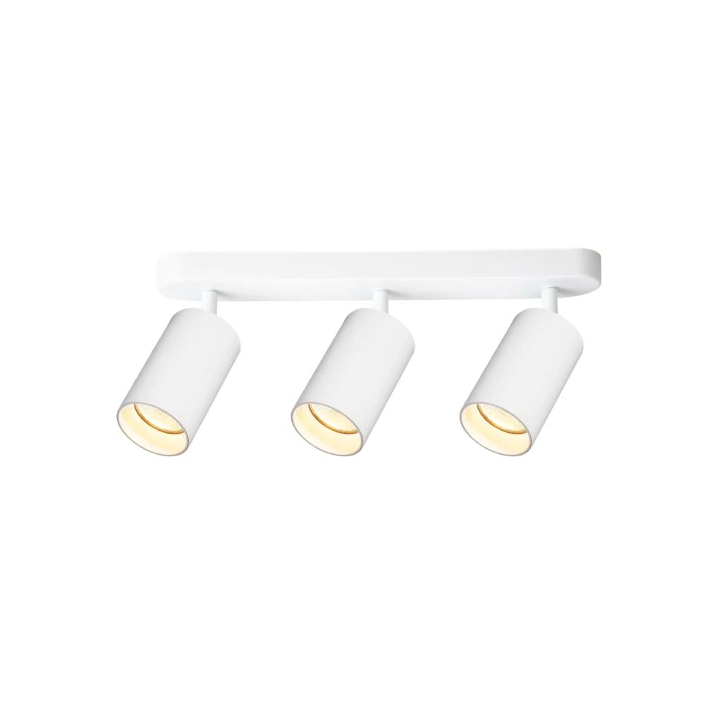 FLINT 3 GU10 Ceiling Spot Light WH