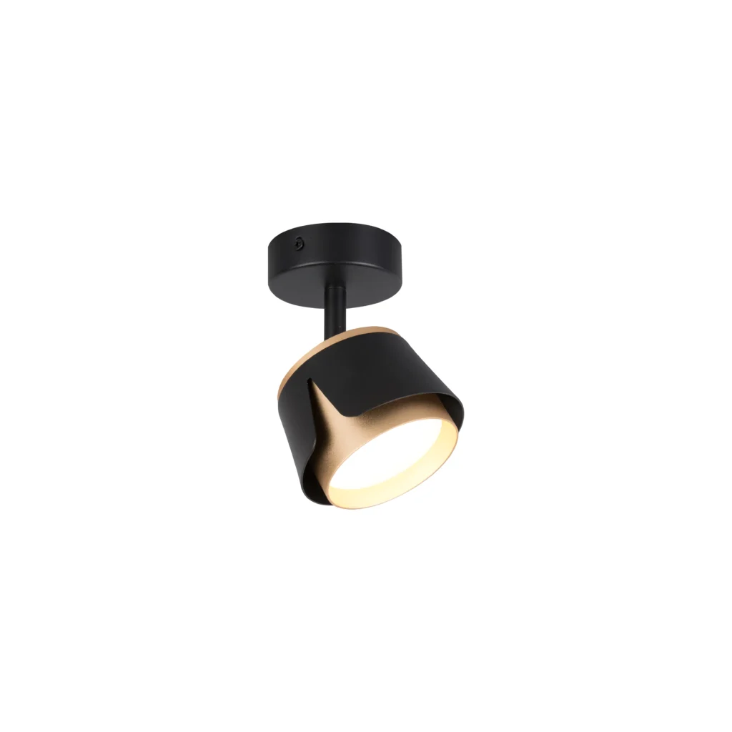 Tulip 1 GX53 Ceiling Spot Lights BK+GD