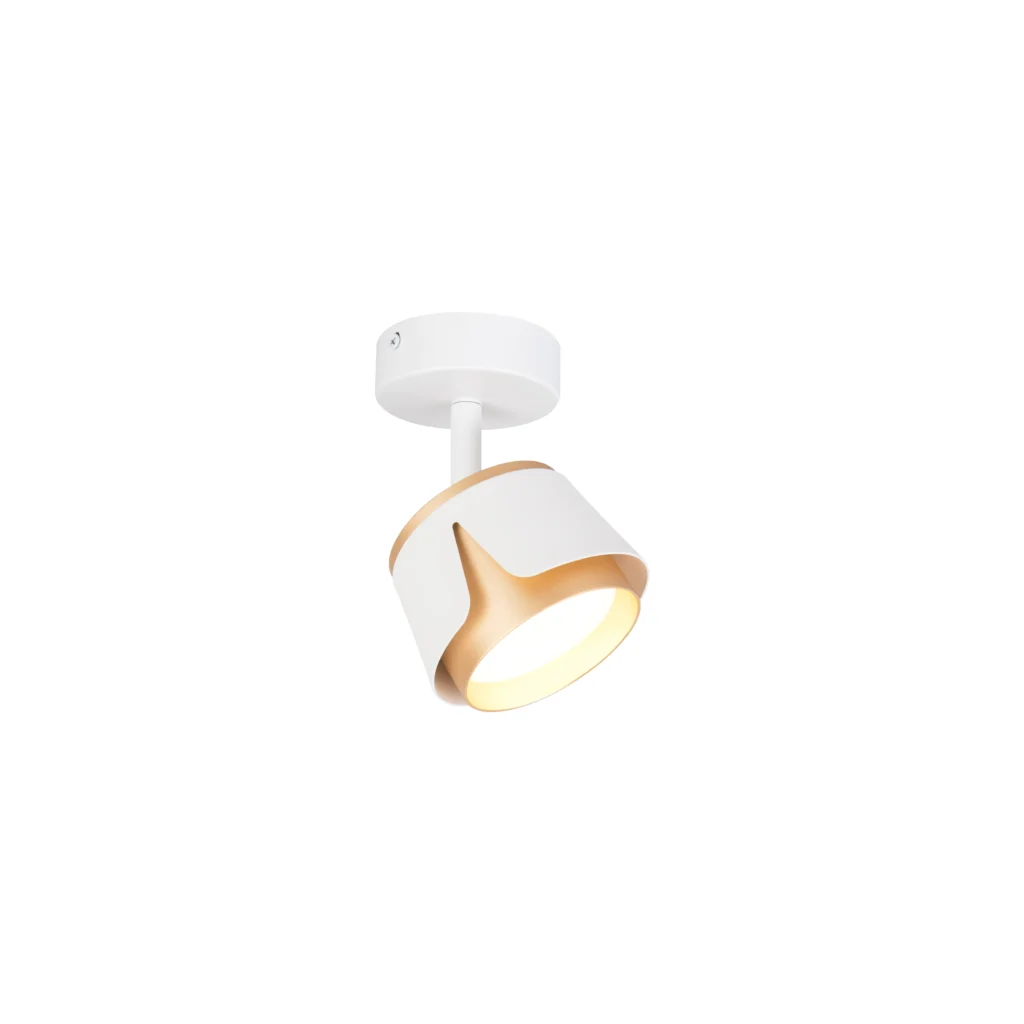 Tulip 1 GX53 Ceiling Spot Lights WH+GD