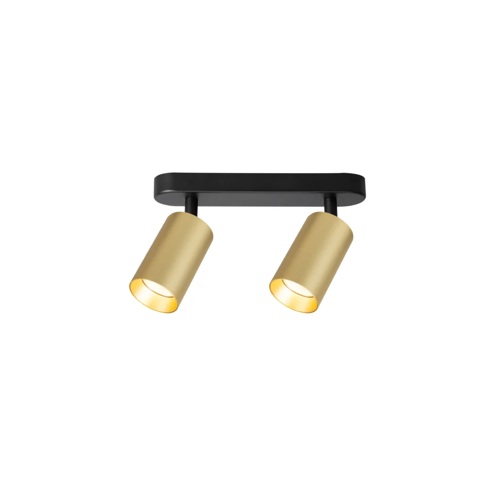 FLINT 2 GU10 Ceiling Spot Light GD
