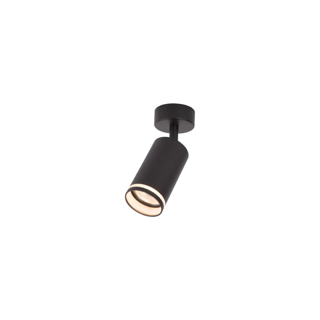 JET 1 GU10 Ceiling Spot Light BK