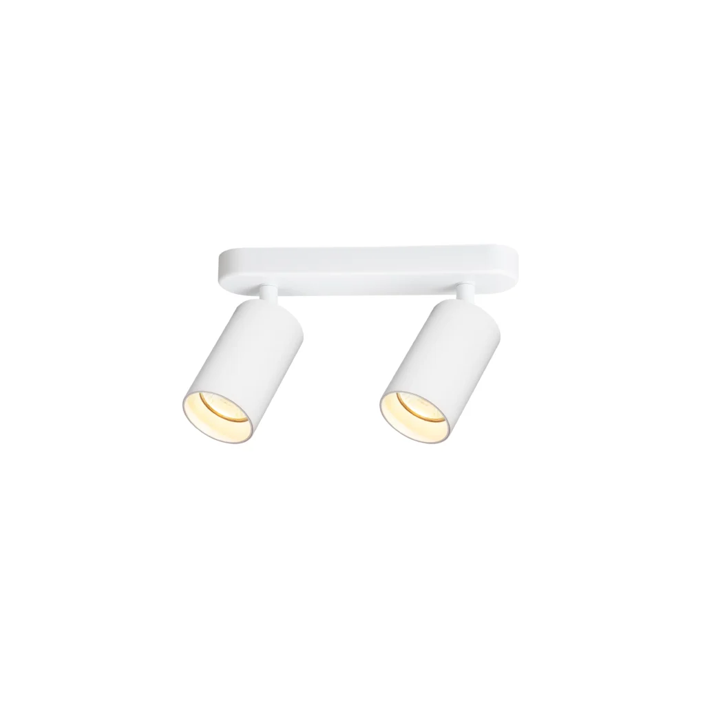 FLINT 2 GU10 Ceiling Spot Light WH