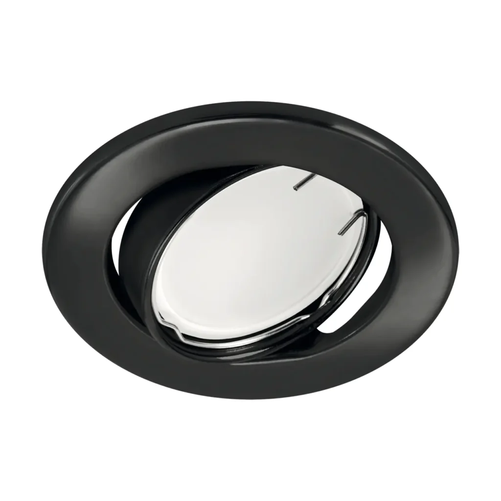 KAEL 1 GU10 Recessed Downlight Round BK