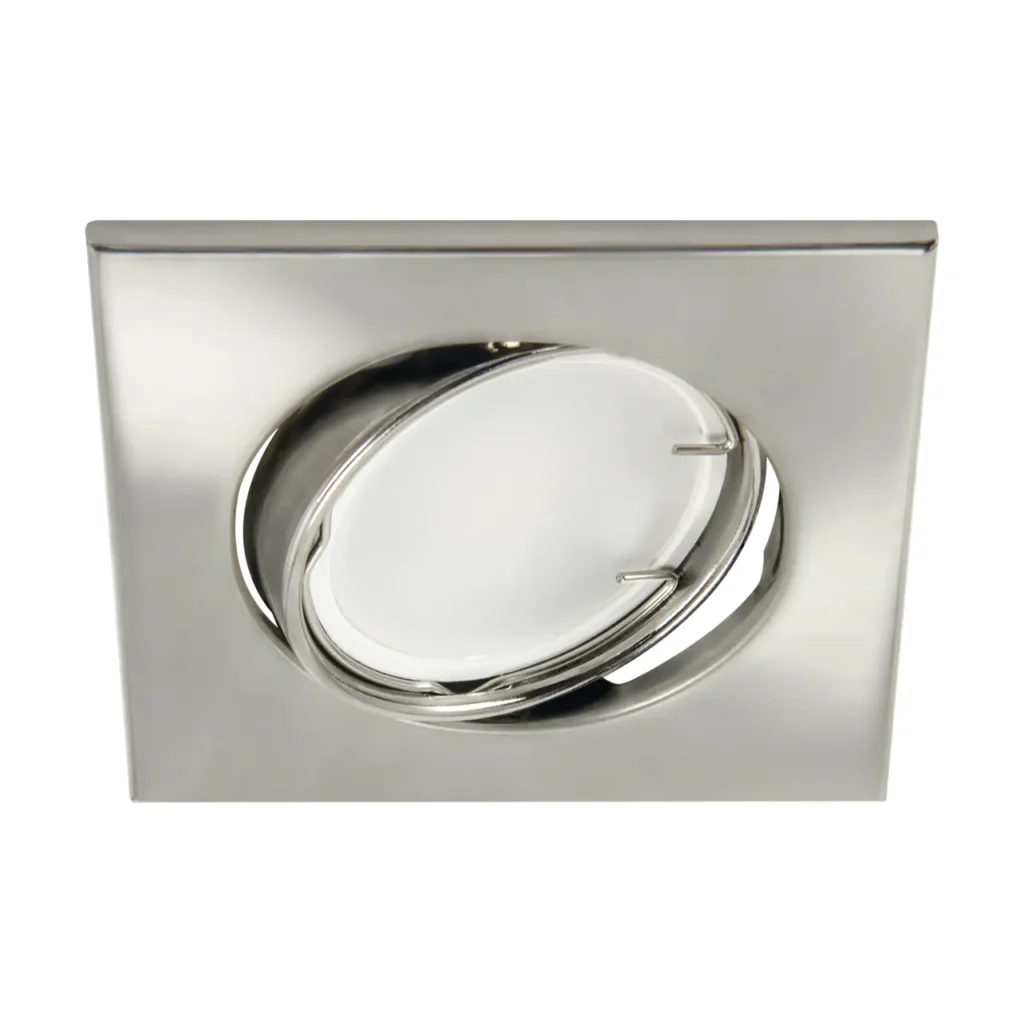 KAEL 1 GU10 Recessed Downlight Square Chrome