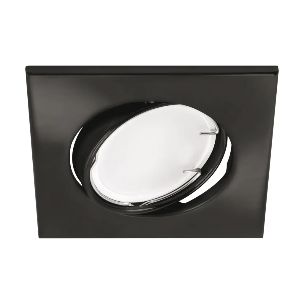 KAEL 1 GU10 Recessed Downlight Square BK