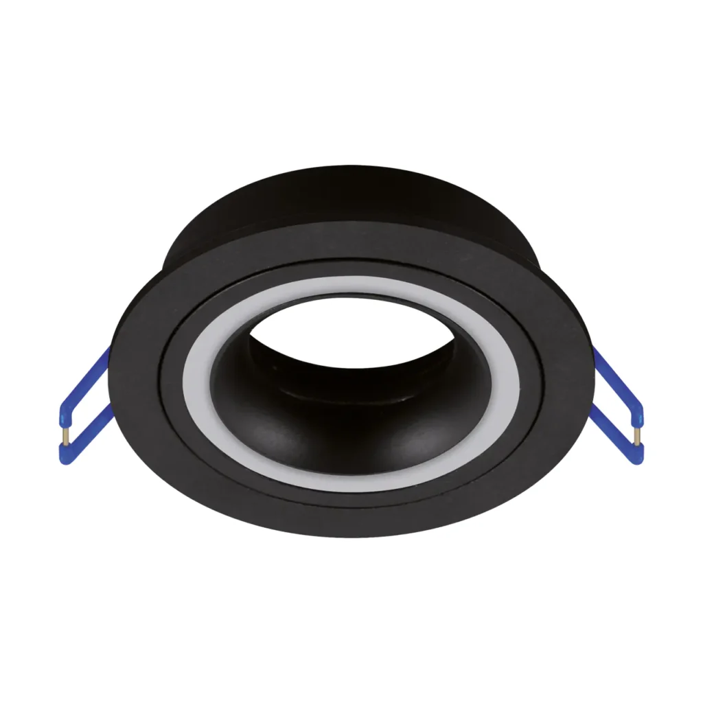 Soren 1 GU10 Recessed Downlight Round BK
