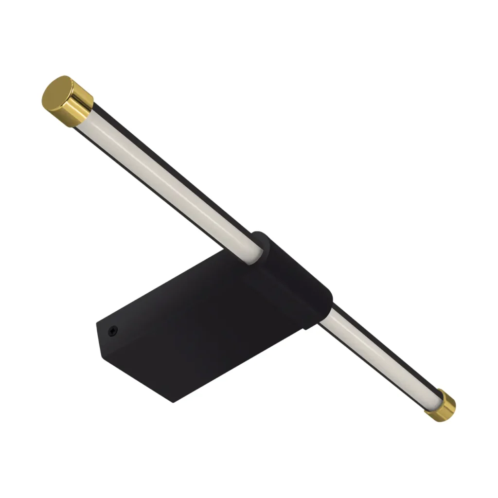 AEVO IP44 9W LED Wall Lamp BK