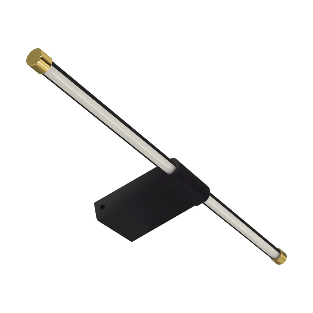 AEVO IP44 12W LED Wall Lamp BK