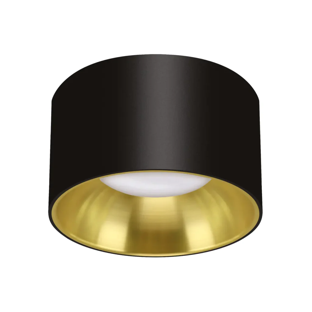 ZORV 1 GU10 Recessed Downlight BK+GD