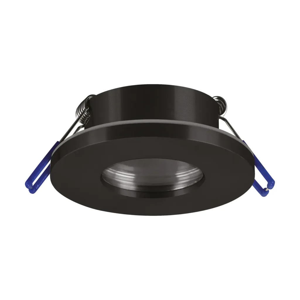 PYRO 1 GU10 IP44 Recessed Downlight BK