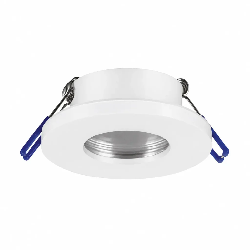 PYRO 1 GU10 IP44 Recessed Downlight WH