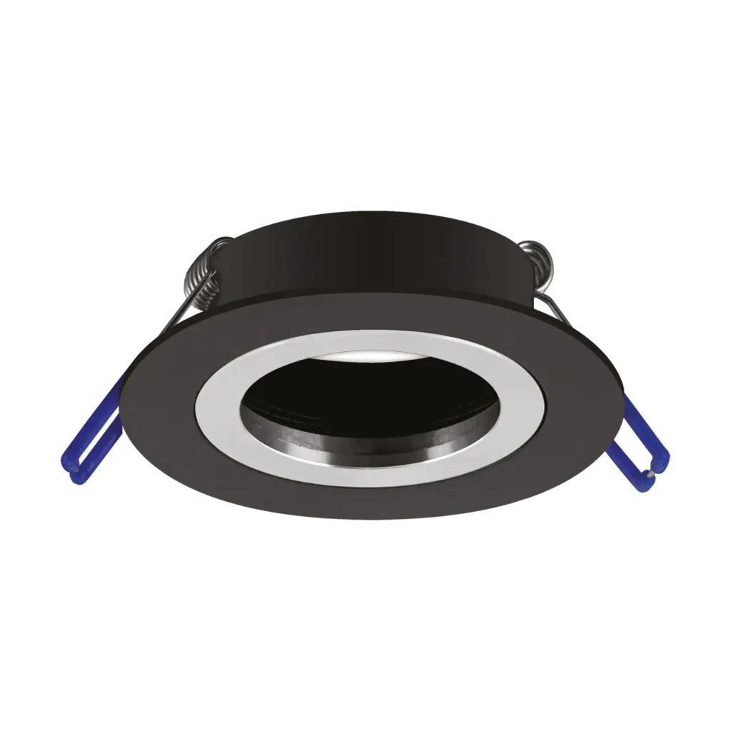 TIDO 1 GU10 Recessed Downlight BK+CH