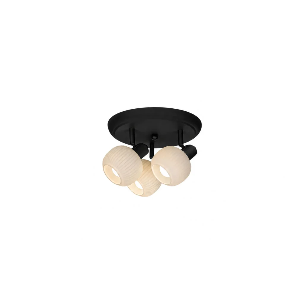 LUNO 3 E14 Ceiling Spot Light BK