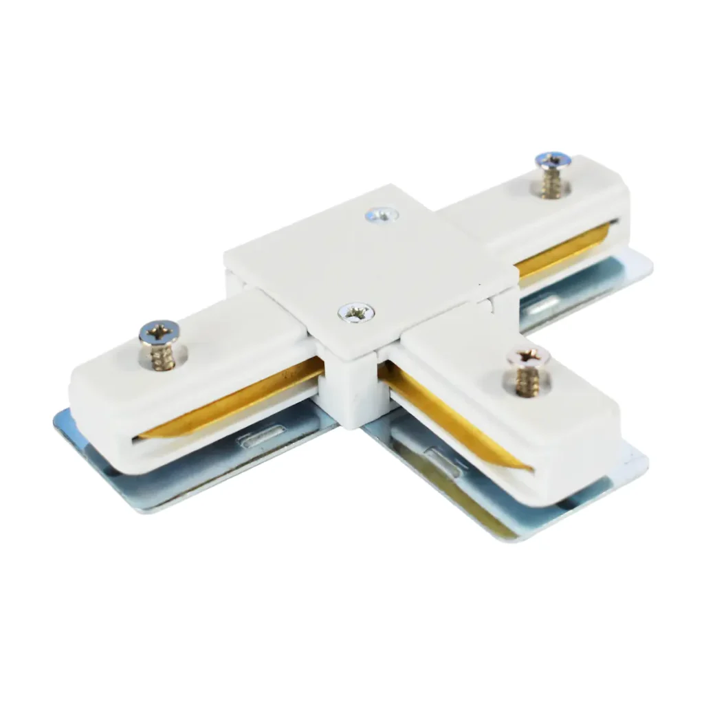 T connector suit 1F 2wires track rail WH