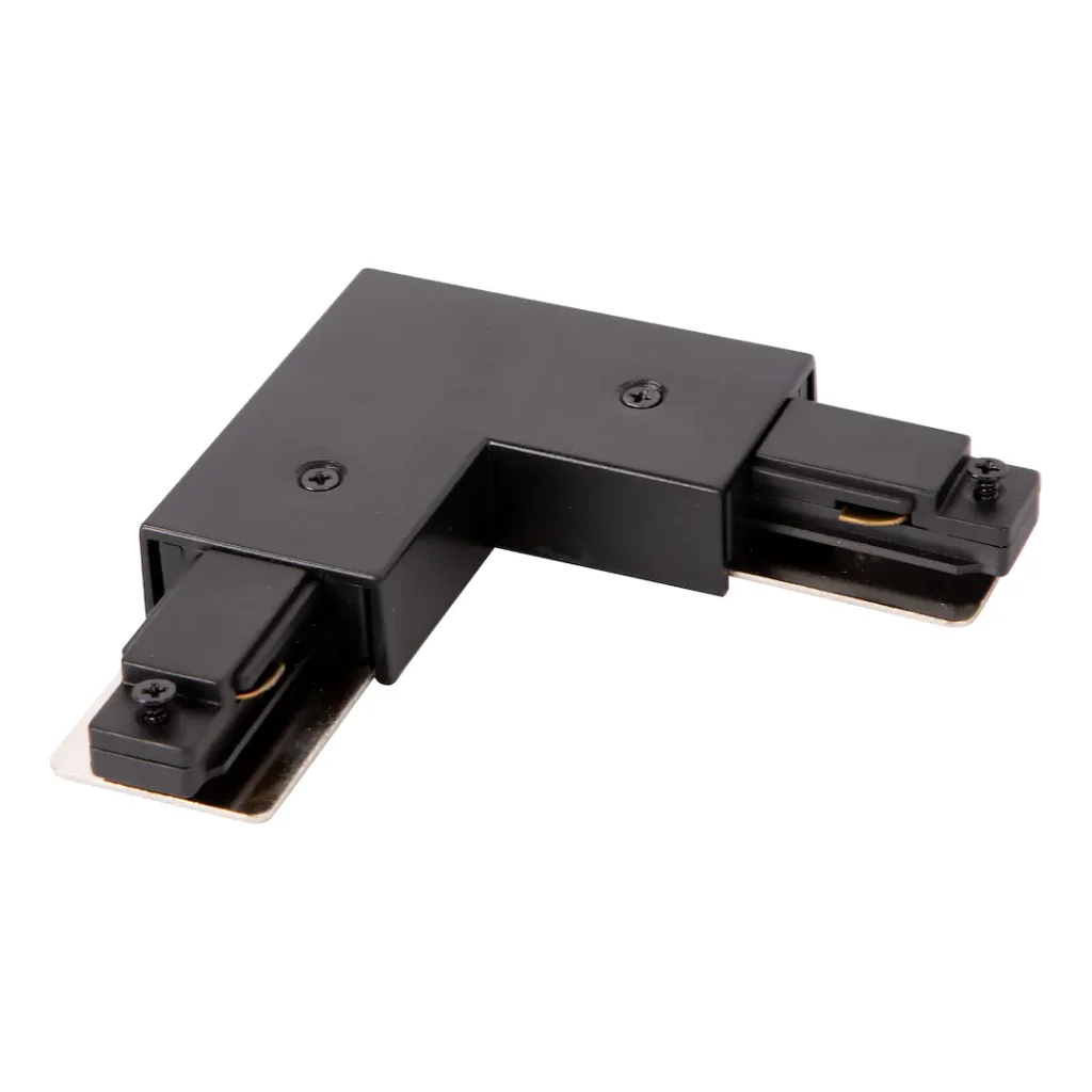 220V Middle connector to trackrail L type with power BK