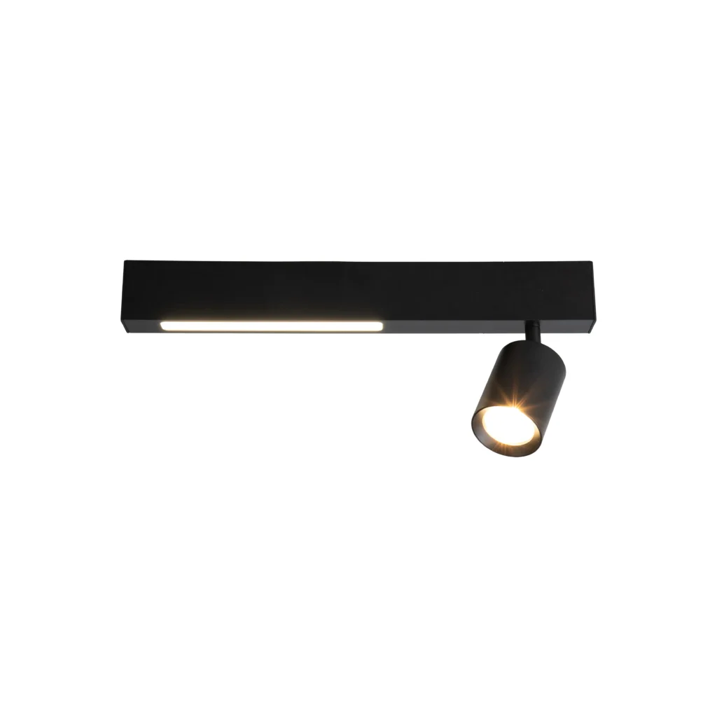 KEVA 1 GU10 9W LED Ceiling Spot Light BK