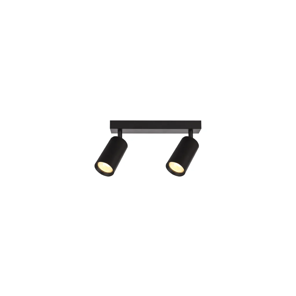 CHIME 2 GU10 Ceiling Spot Light BK