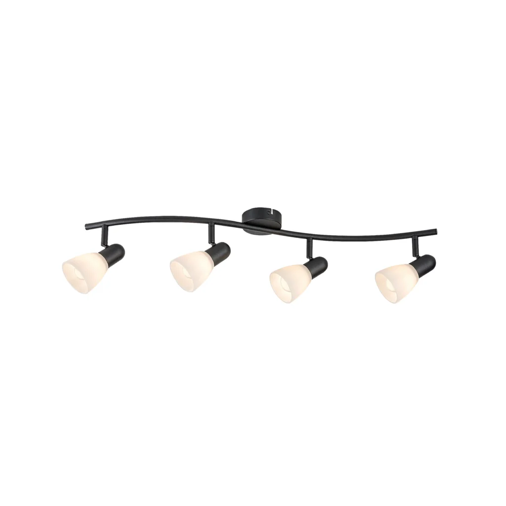 KORE 4 E14 Ceiling Spot Light BK