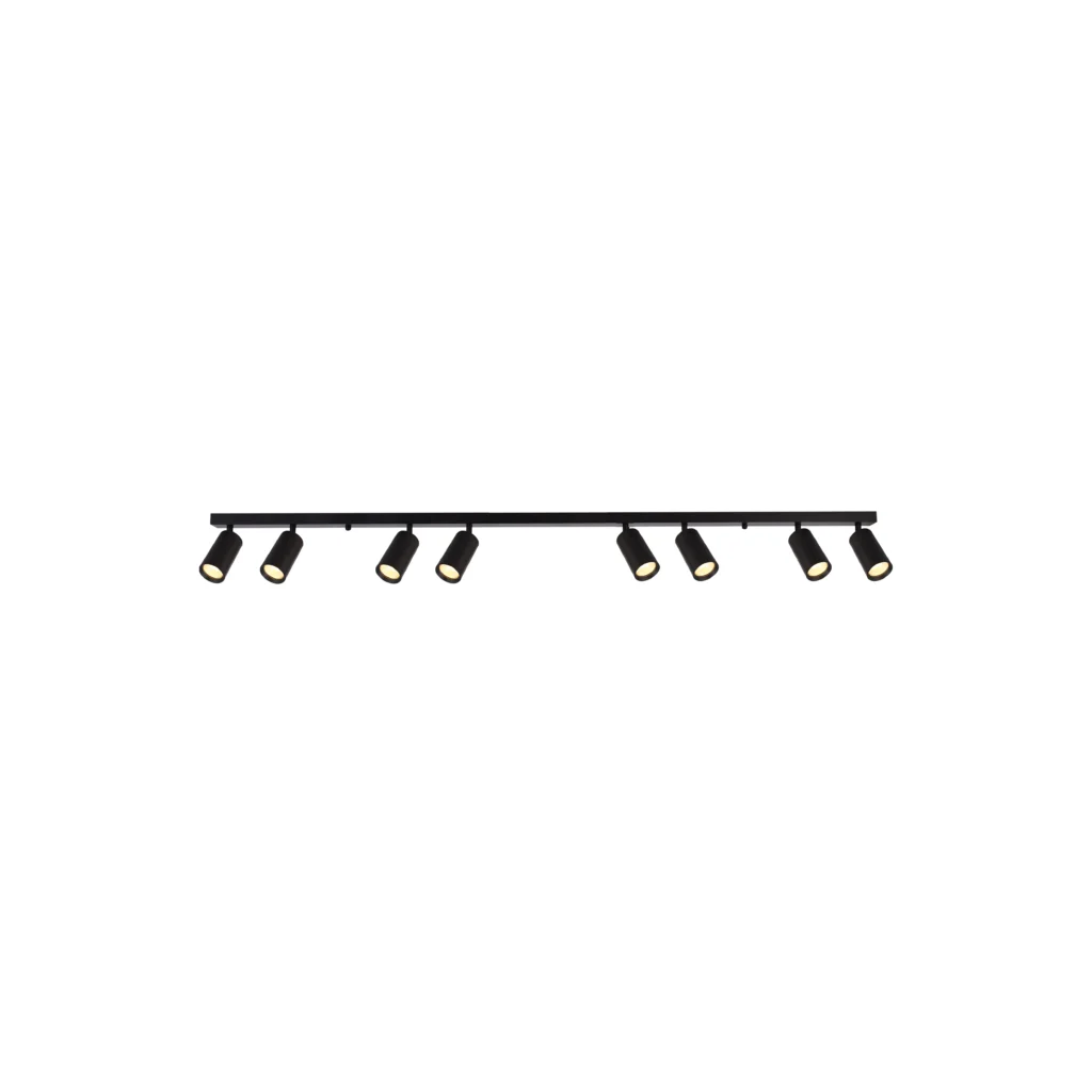 CHIME 8 GU10 Ceiling Spot Light BK