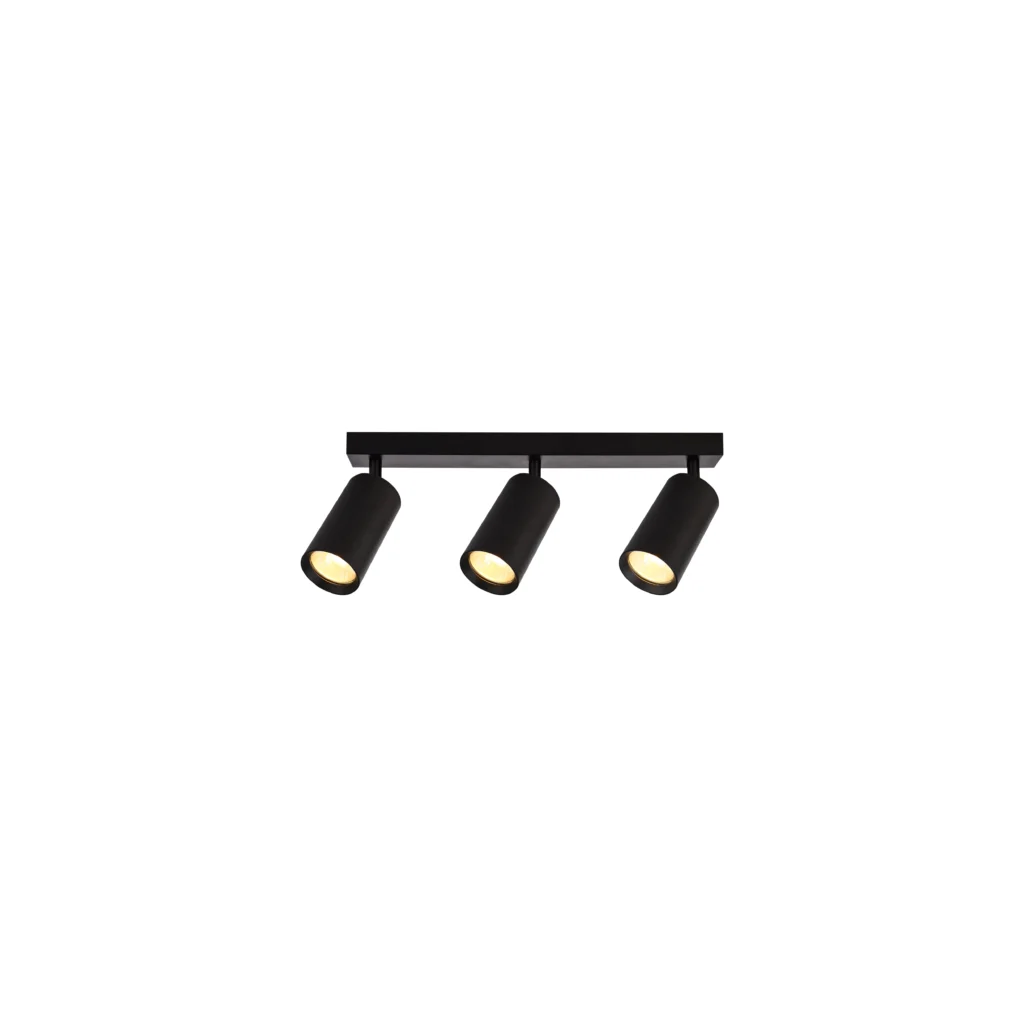 CHIME 3 GU10 Ceiling Spot Light BK