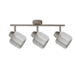 FACET 3 E14 ceiling spot light in beige with faceted crystal shade, 3 heads, product photo