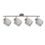 FACET 4 E14 ceiling spot light in beige with faceted crystal shade, 4 heads, product photo