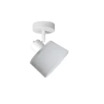 IVORY 1 G9 ceiling spot light in sand white with opal white glass shade, 1 head, product photo