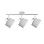 IVORY 3 G9 ceiling spot light in sand white with opal white glass shade, 3 heads, product photo
